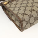 GUCCI GG Supreme Shoulder Bag PVC Beige Gold 004 58 0264 Auth BAZ182-17