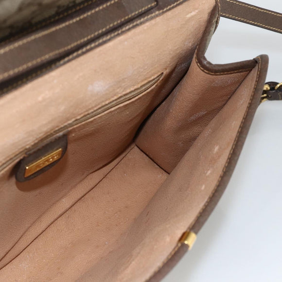 GUCCI GG Supreme Shoulder Bag PVC Beige Gold 004 58 0264 Auth BAZ182