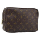LOUIS VUITTON Monogram Trousse Toilette 23 Clutch Bag M47524 LV Auth BAZ186-1