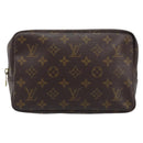 LOUIS VUITTON Monogram Trousse Toilette 23 Clutch Bag M47524 LV Auth BAZ186-13