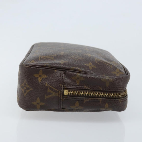 LOUIS VUITTON Monogram Trousse Toilette 23 Clutch Bag M47524 LV Auth BAZ186