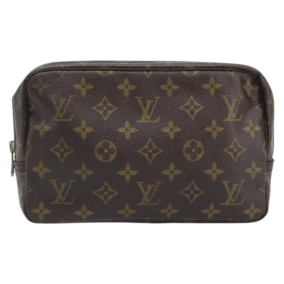 LOUIS VUITTON Monogram Trousse Toilette 23 Clutch Bag M47524 LV Auth BAZ187A