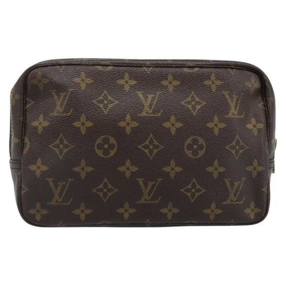 LOUIS VUITTON Monogram Trousse Toilette 23 Clutch Bag M47524 LV Auth BAZ187A