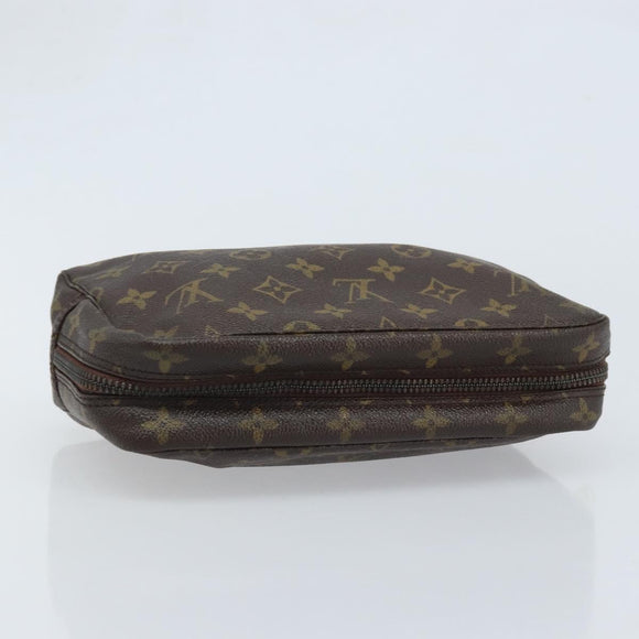 LOUIS VUITTON Monogram Trousse Toilette 23 Clutch Bag M47524 LV Auth BAZ187A