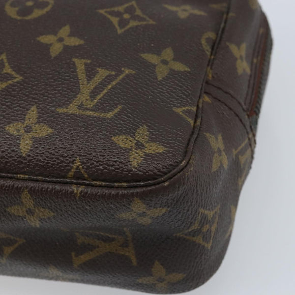 LOUIS VUITTON Monogram Trousse Toilette 23 Clutch Bag M47524 LV Auth BAZ187A