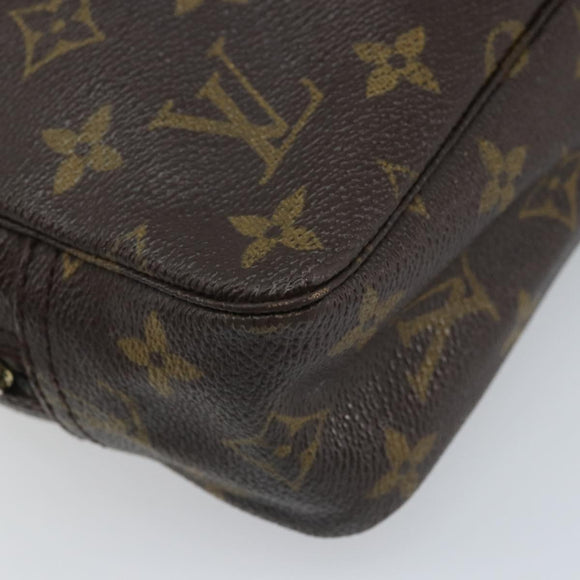 LOUIS VUITTON Monogram Trousse Toilette 23 Clutch Bag M47524 LV Auth BAZ187A