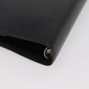 LOUIS VUITTON Epi Agenda GM Tagesplaner Hülle Schwarz R20212 LV Auth BAZ193-16