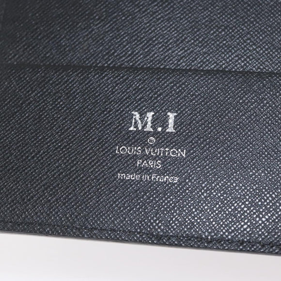 LOUIS VUITTON Epi Agenda GM Tagesplaner Hülle Schwarz R20212 LV Auth BAZ193