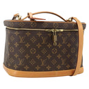 LOUIS VUITTON Monogram Nice Hand Bag M47280 LV Auth BAZ194-1