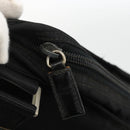 PRADA Shoulder Bag Nylon Black Silver Auth BAZ203A-10