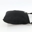 PRADA Shoulder Bag Nylon Black Silver Auth BAZ203A-4