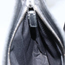 GUCCI GG Canvas Shoulder Bag Black Silver 122793 Auth BAZ206A-18