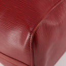 LOUIS VUITTON Epi Keepall 50 Boston Bag Red M42967 LV Auth BAZ214A-15