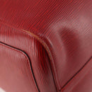 LOUIS VUITTON Epi Keepall 50 Boston Bag Red M42967 LV Auth BAZ214A-16