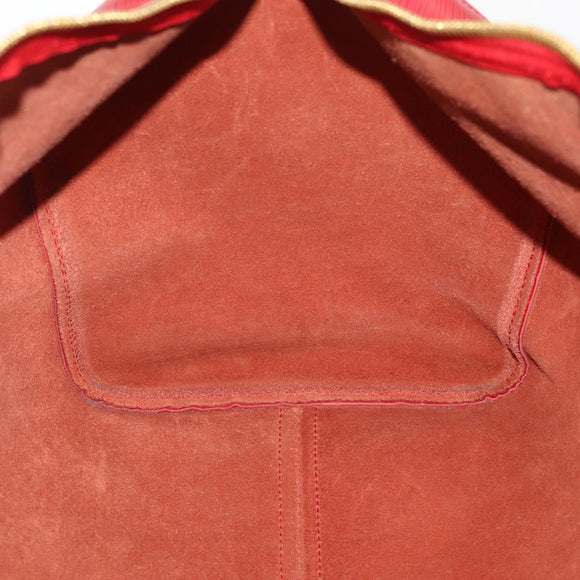 LOUIS VUITTON Epi Keepall 50 Boston Bag Red M42967 LV Auth BAZ214A