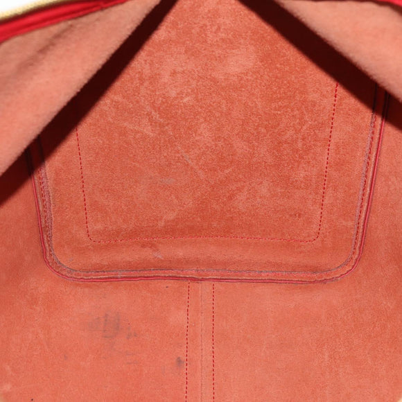 LOUIS VUITTON Epi Keepall 50 Boston Bag Red M42967 LV Auth BAZ214A