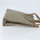 GUCCI GG Supreme Tote Bag PVC Beige Gold 39 02 061 Auth BAZ223-3