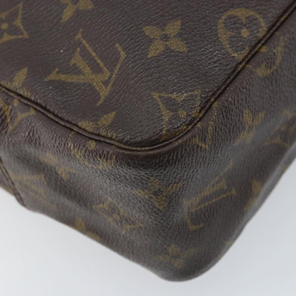 LOUIS VUITTON Monogram Trousse Toilette 28 Clutch Bag M47522 LV Auth BAZ228