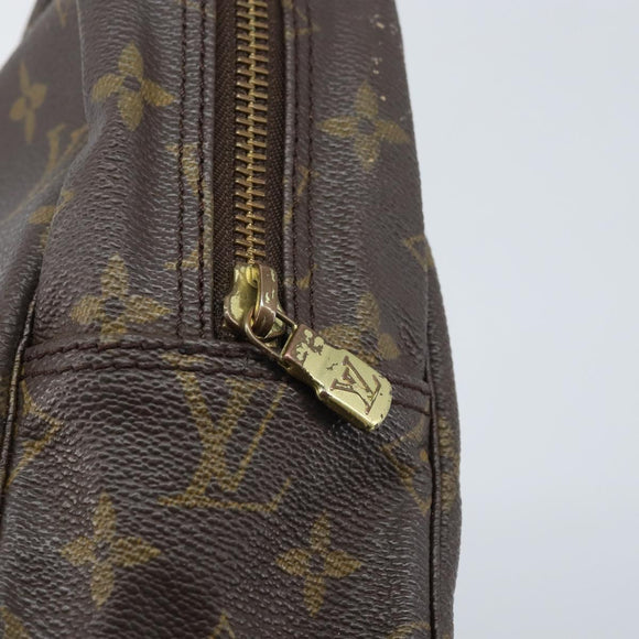 LOUIS VUITTON Monogram Trousse Toilette 28 Clutch Bag M47522 LV Auth BAZ228