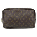LOUIS VUITTON Monogram Trousse Toilette 28 Clutch Bag M47522 LV Auth BAZ228-13