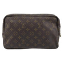 LOUIS VUITTON Monogram Trousse Toilette 28 Clutch Bag M47522 LV Auth BAZ228-2