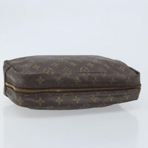 LOUIS VUITTON Monogram Trousse Toilette 28 Clutch Bag M47522 LV Auth BAZ228