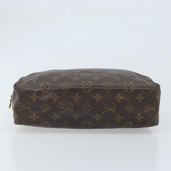 LOUIS VUITTON Monogram Trousse Toilette 28 Clutch Bag M47522 LV Auth BAZ228