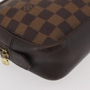 LOUIS VUITTON Damier Ebene Trousse Toilette 25 Clutch Bag N47624 LV Auth BAZ229-15