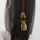 LOUIS VUITTON Damier Ebene Trousse Toilette 25 Clutch Bag N47624 LV Auth BAZ229-8