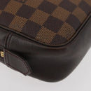 LOUIS VUITTON Damier Ebene Trousse Toilette 25 Clutch Bag N47624 LV Auth BAZ229-7