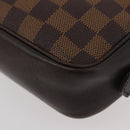 LOUIS VUITTON Damier Ebene Trousse Toilette 25 Clutch Bag N47624 LV Auth BAZ229-14