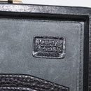 LOEWE Anagram Business Bag Leather Black Gold Auth BAZ237-18