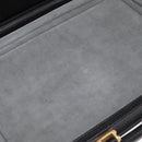 LOEWE Anagram Business Bag Leather Black Gold Auth BAZ237-12