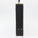 LOEWE Anagram Business Bag Leather Black Gold Auth BAZ237-4