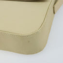 FENDI Mamma Baguette Shoulder Bag Canvas Beige Gold Auth BAZ238A-10