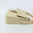 FENDI Mamma Baguette Shoulder Bag Canvas Beige Gold Auth BAZ238A-4