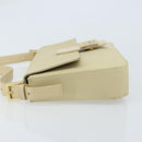 FENDI Mamma Baguette Shoulder Bag Canvas Beige Gold Auth BAZ238A-5