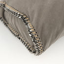 Stella MacCartney Falabella Tote Bag Polyester 2way Gray Silver Auth BAZ243-17