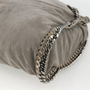 Stella MacCartney Falabella Tote Bag Polyester 2way Gray Silver Auth BAZ243-18