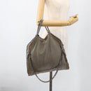 Stella MacCartney Falabella Tote Bag Polyester 2way Gray Silver Auth BAZ243-24