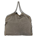 Stella MacCartney Falabella Tote Bag Polyester 2way Gray Silver Auth BAZ243-13