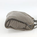 Stella MacCartney Falabella Tote Bag Polyester 2way Gray Silver Auth BAZ243-4