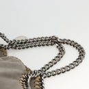 Stella MacCartney Falabella Tote Bag Polyester 2way Gray Silver Auth BAZ243-14