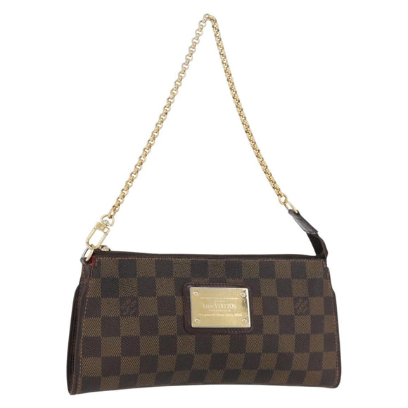 LOUIS VUITTON Damier Ebene Sophie 2way Shoulder Pouch N51135 LV Auth BAZ246