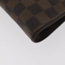 LOUIS VUITTON Damier Ebene Sophie 2way Shoulder Pouch N51135 LV Auth BAZ246-15