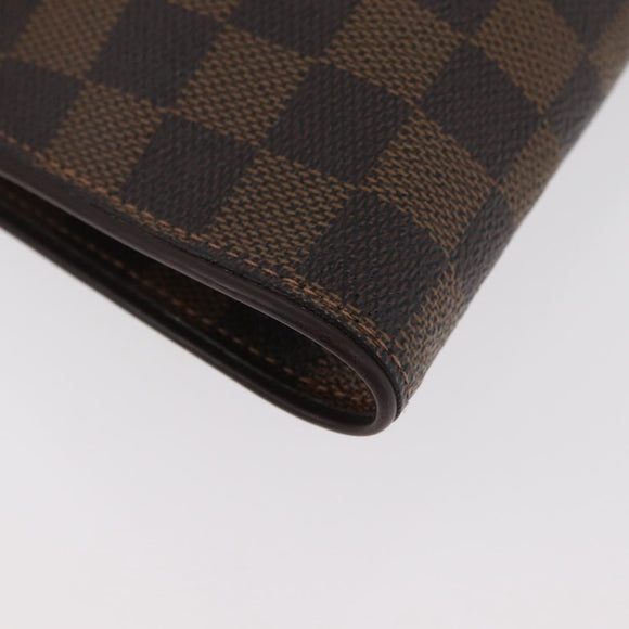 LOUIS VUITTON Damier Ebene Sophie 2way Shoulder Pouch N51135 LV Auth BAZ246