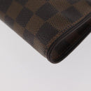 LOUIS VUITTON Damier Ebene Sophie 2way Shoulder Pouch N51135 LV Auth BAZ246-17