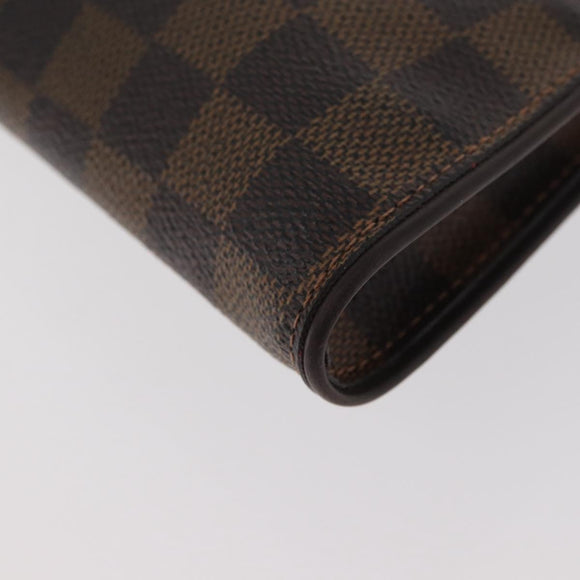 LOUIS VUITTON Damier Ebene Sophie 2way Shoulder Pouch N51135 LV Auth BAZ246