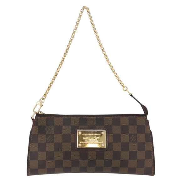 LOUIS VUITTON Damier Ebene Sophie 2way Shoulder Pouch N51135 LV Auth BAZ246