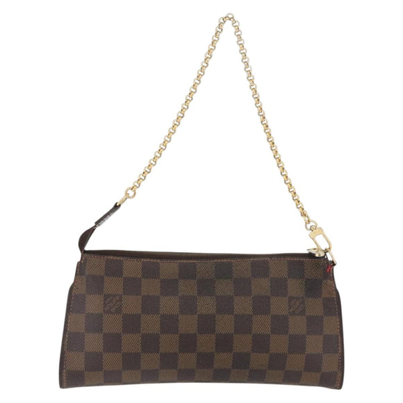 LOUIS VUITTON Damier Ebene Sophie 2way Shoulder Pouch N51135 LV Auth BAZ246